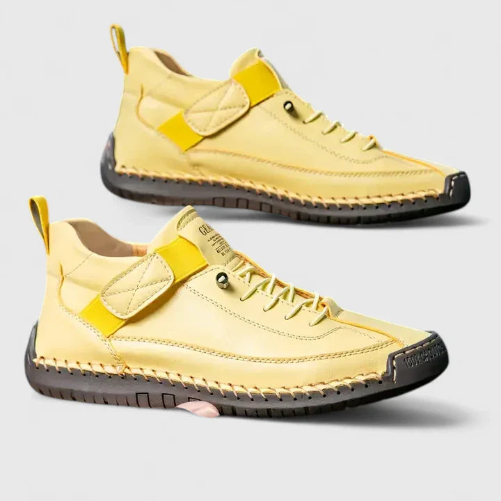 Matilde | Women's Cushioned Strap Lace-Up Trainers