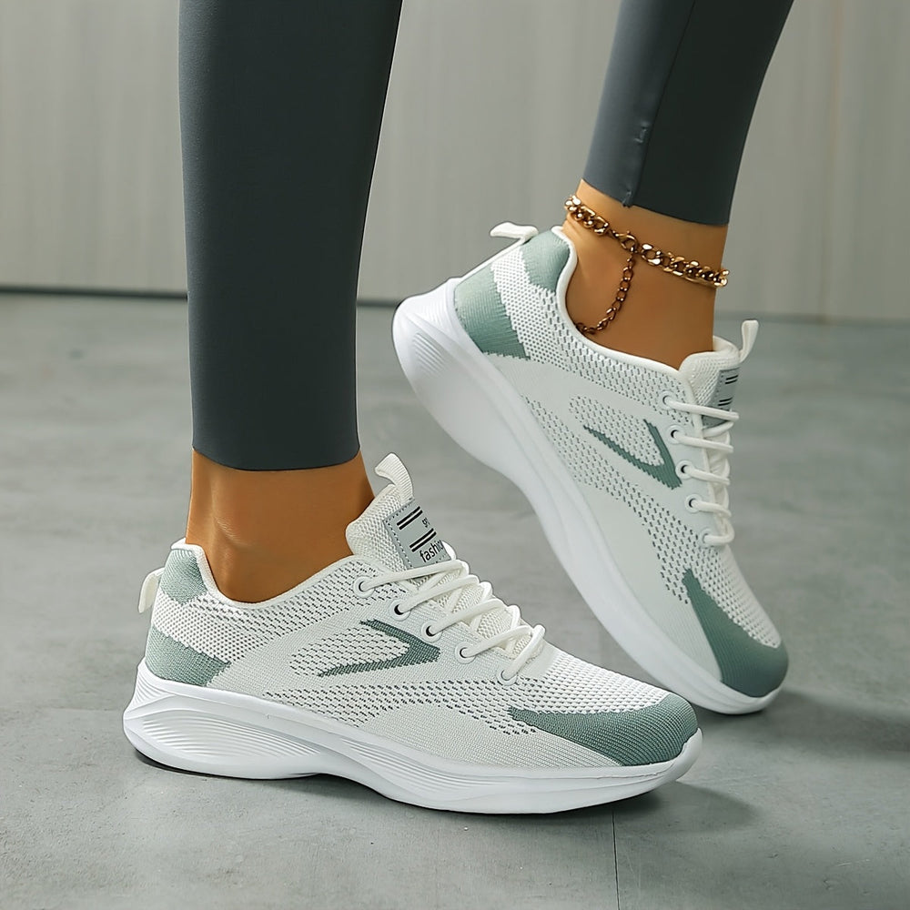 Maud | Women's Lightweight Mesh Lace-Up Trainers
