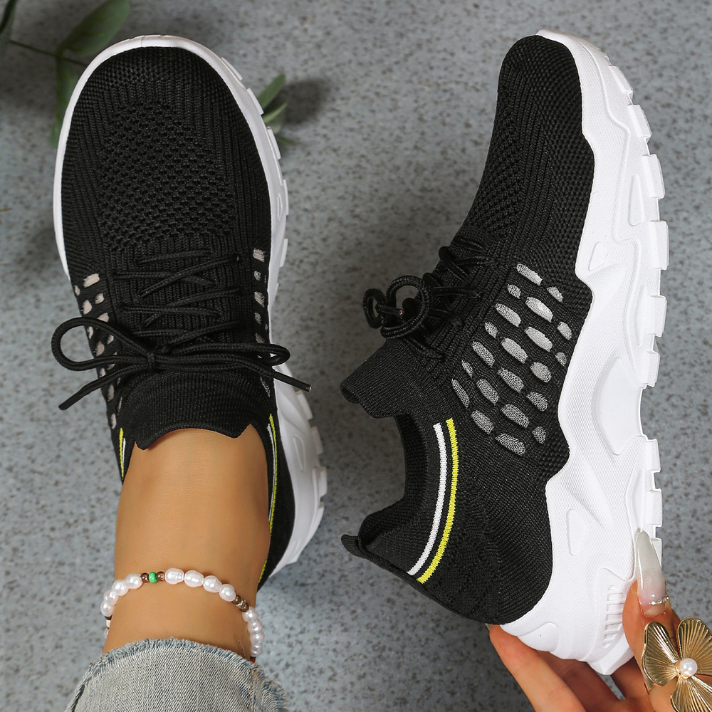 Mavis | Women's Knit Cushioned Walking Trainers