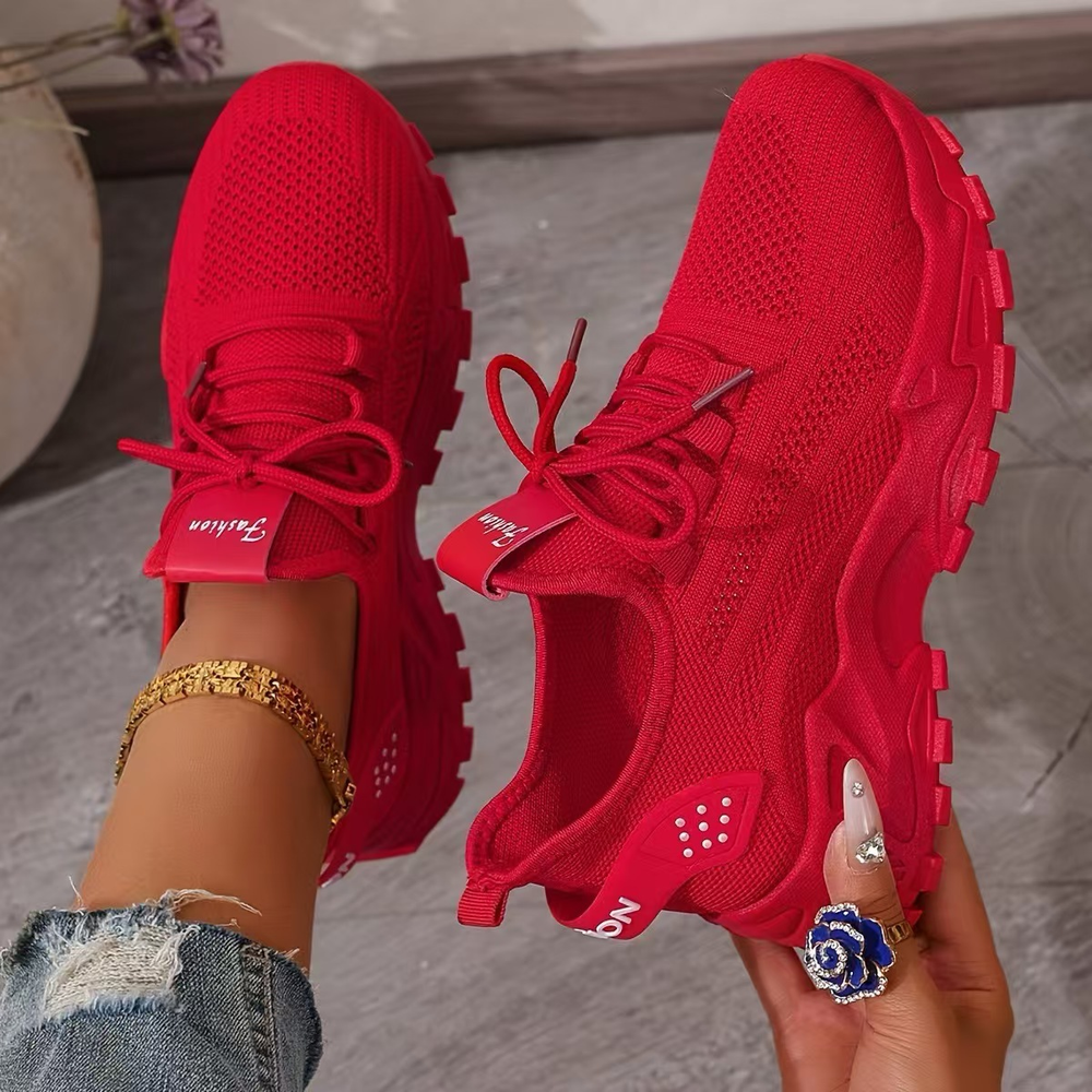 Mavis | Women's Knit Cushioned Walking Trainers