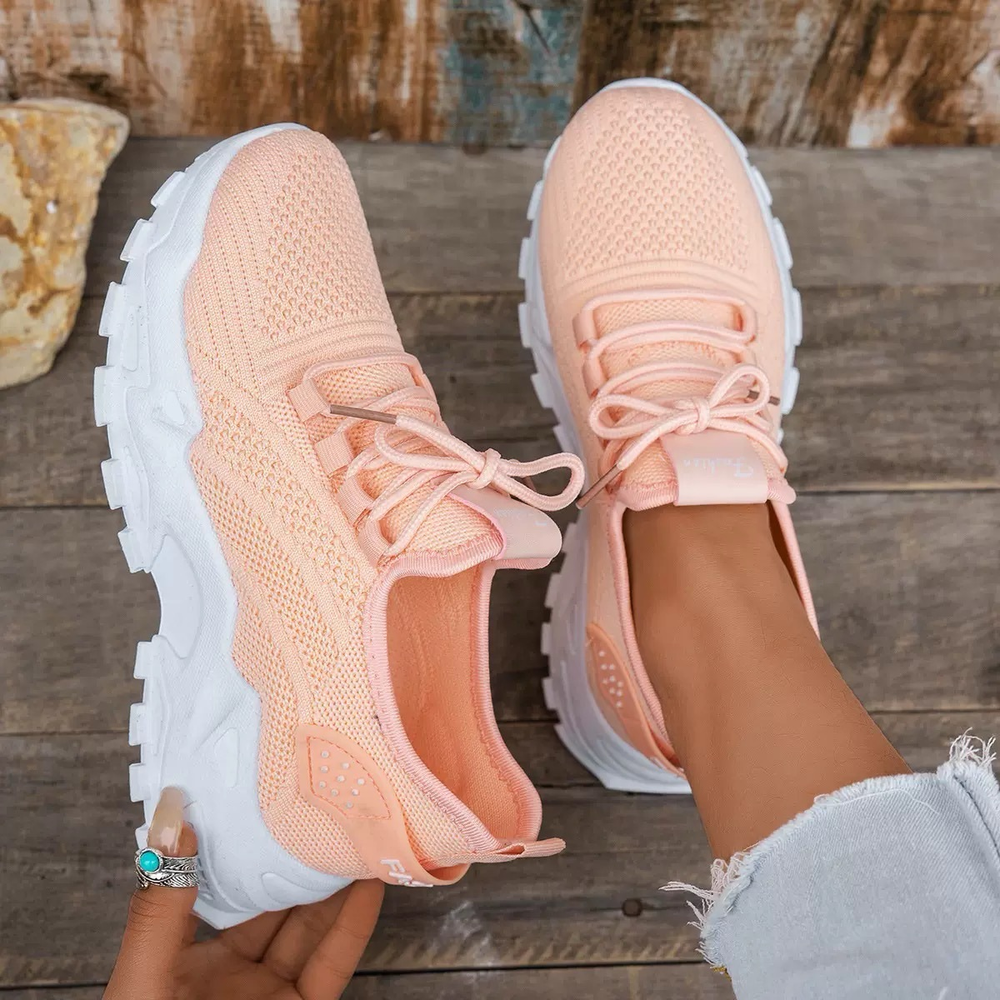 Mavis | Women's Knit Cushioned Walking Trainers