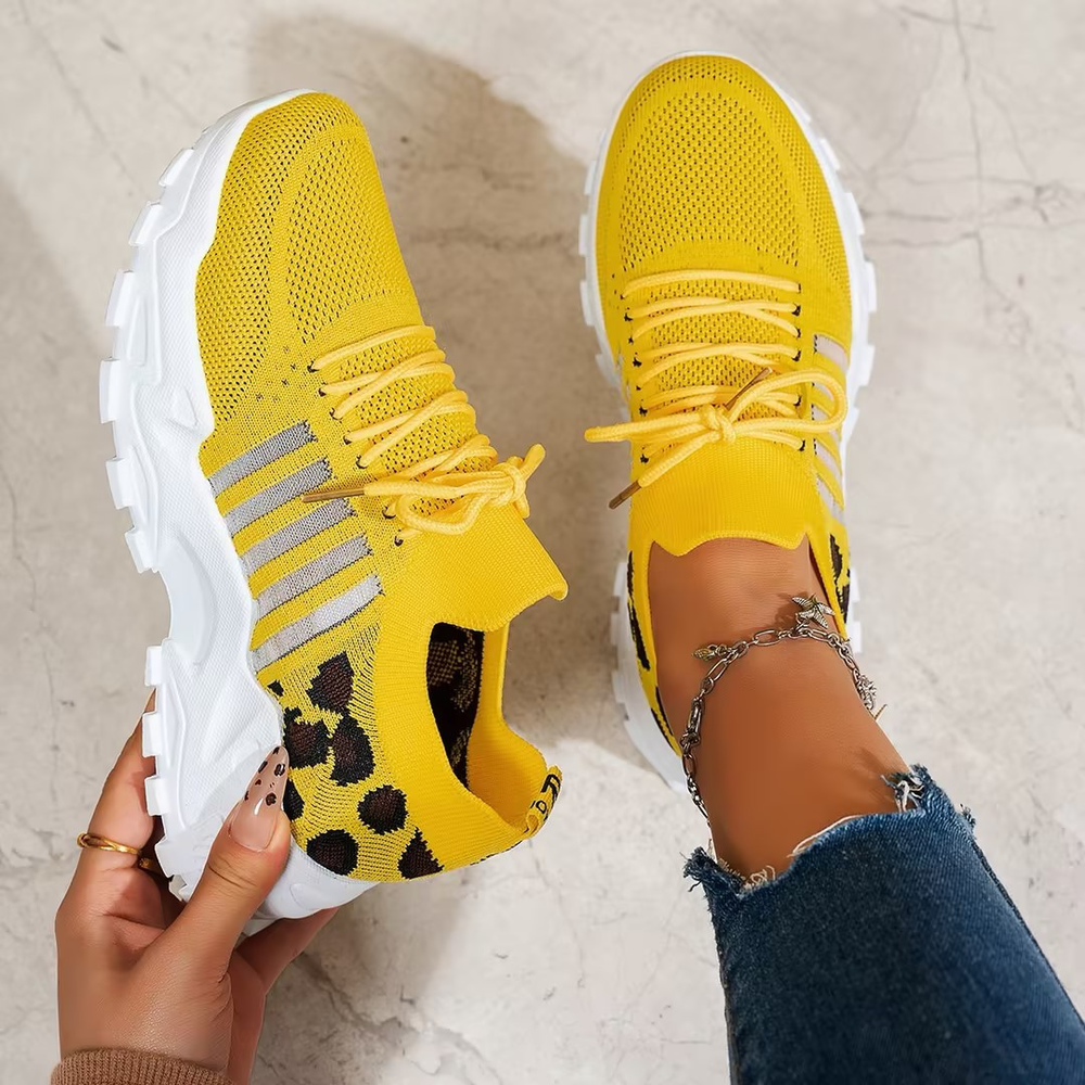Mavis | Women's Knit Cushioned Walking Trainers