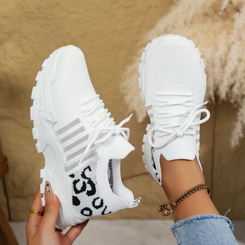 Mavis | Women's Knit Cushioned Walking Trainers