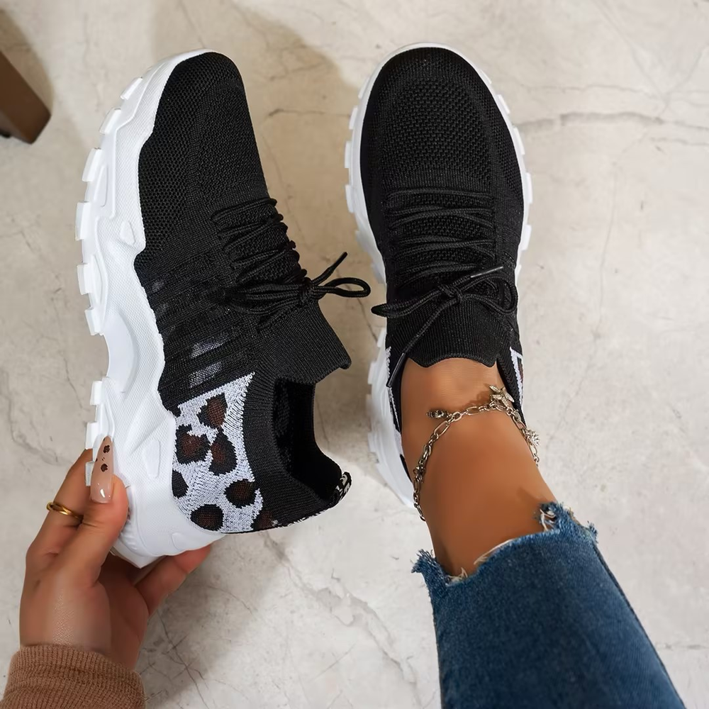 Mavis | Women's Knit Cushioned Walking Trainers