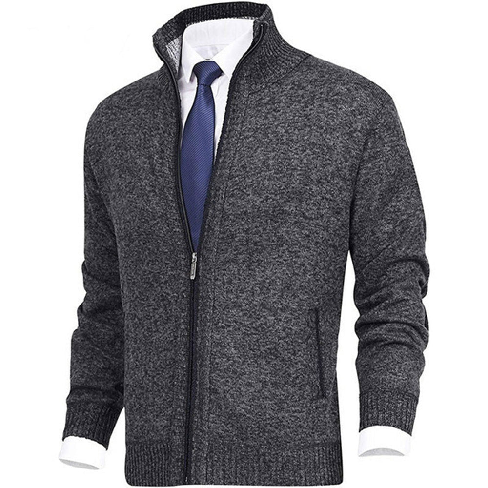 Maxfield | Men's Stand Collar Zip Up Cardigan