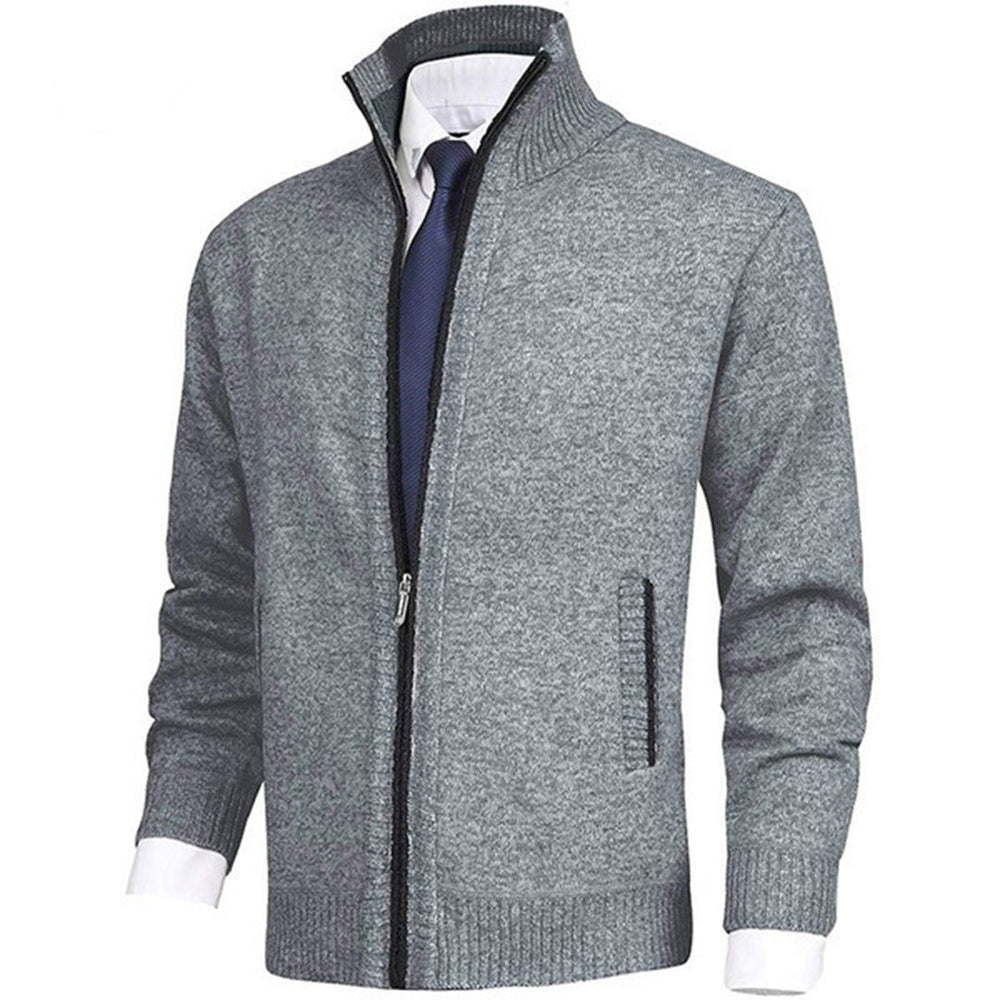Maxfield | Men's Stand Collar Zip Up Cardigan