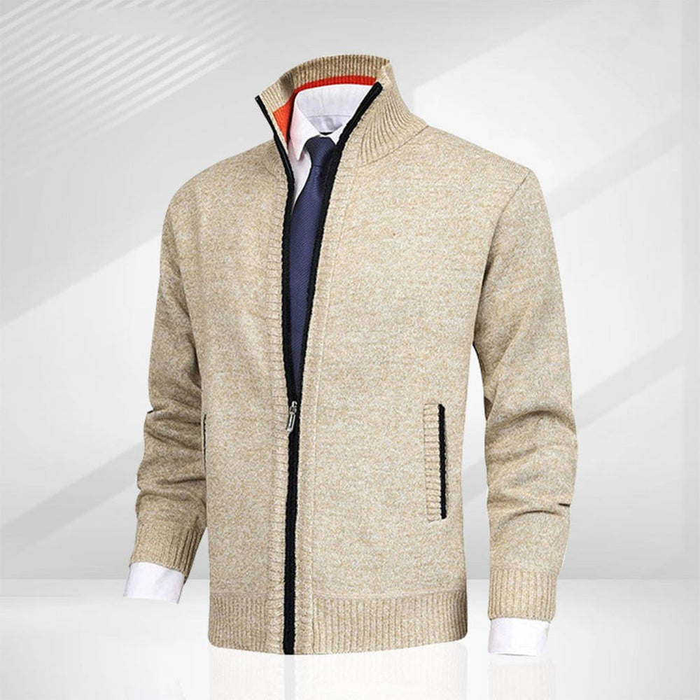 Maxfield | Men's Stand Collar Zip Up Cardigan