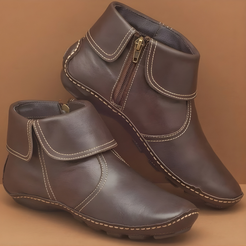Minerva | Women's Waterproof Fold-Over Ankle Boots