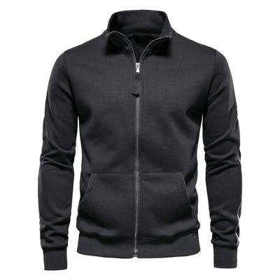Montgomery | Men's Stand Collar Zip Up Cardigan