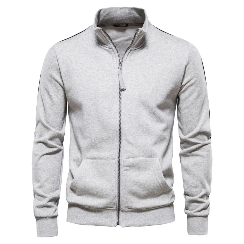 Montgomery | Men's Stand Collar Zip Up Cardigan