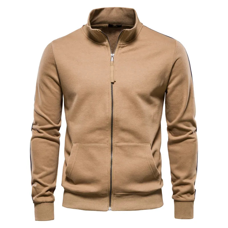 Montgomery | Men's Stand Collar Zip Up Cardigan