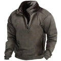 Mortimer | Men's Stand Collar Half Zip Jumper
