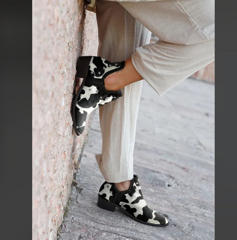 Nadine | Women's Studded Leather Western Boots
