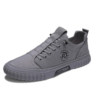 Nevin | Men's Lace-Up Casual Fabric Trainers