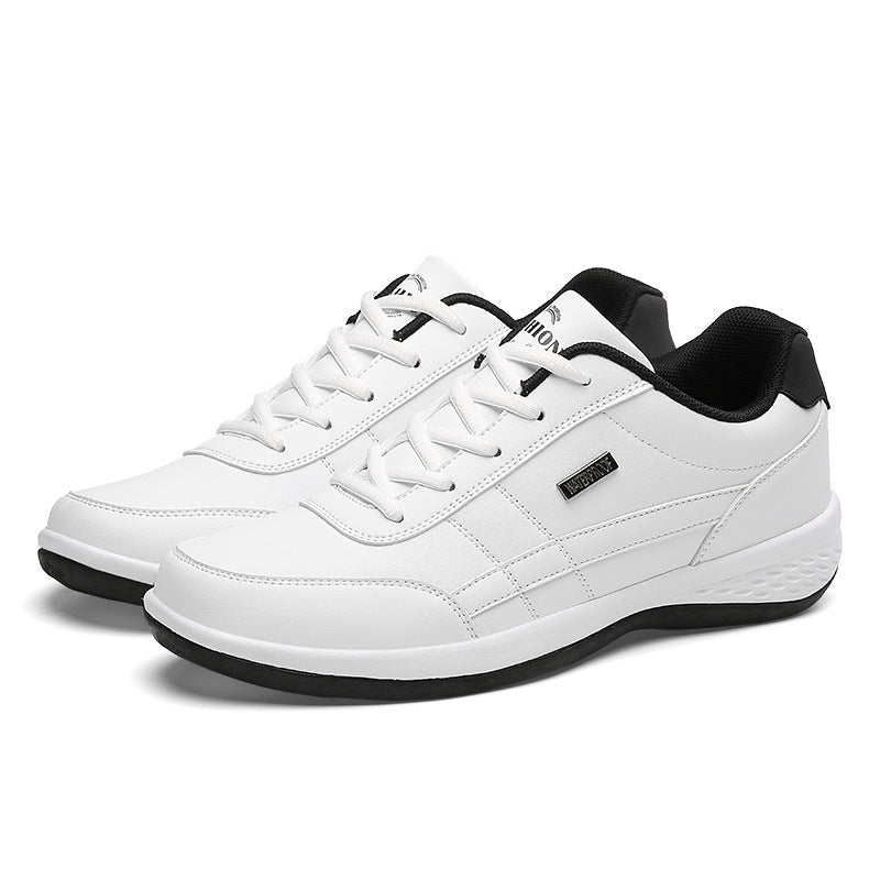 Oberon | Men's Leather Lace-Up Trainers