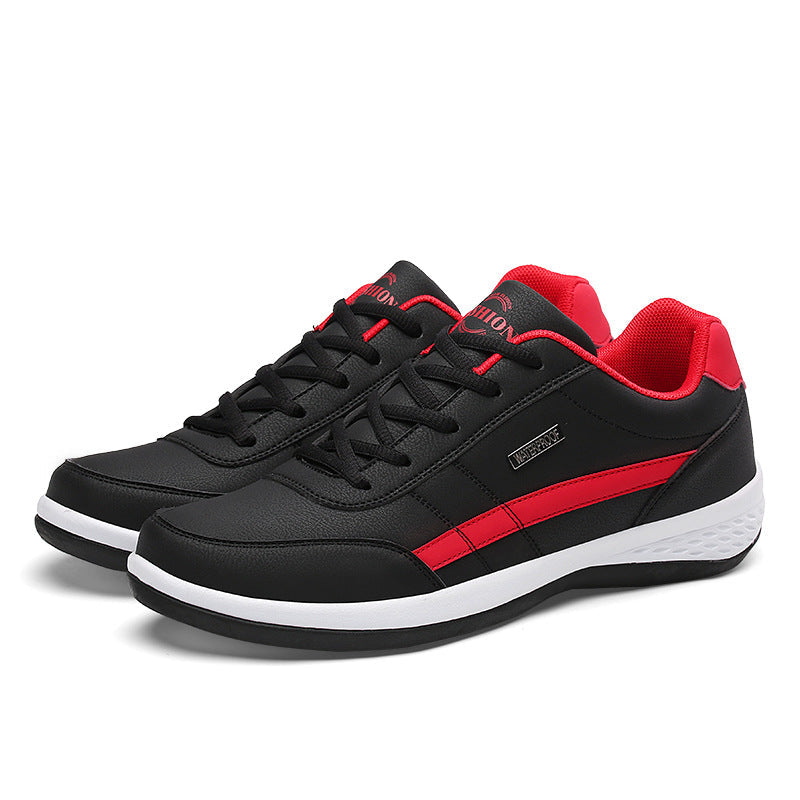 Oberon | Men's Leather Lace-Up Trainers