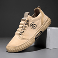 Octavian | Men's Leather Lace-Up Casual Trainers