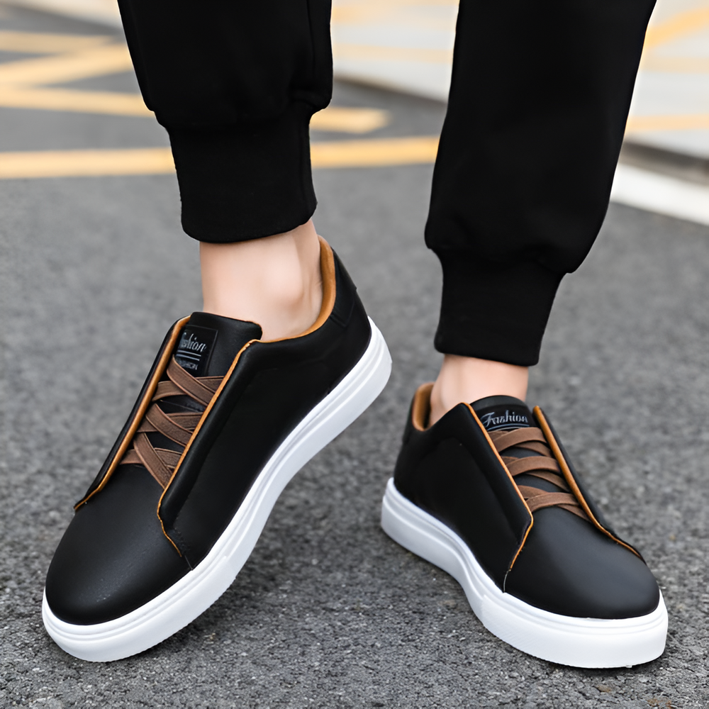 Osric | Men's Slip-On Leather Trainers