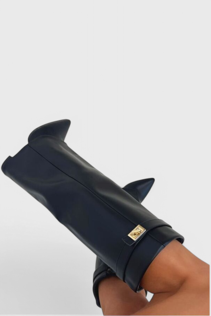 Penelope | Women's Fold-Over Knee High Boots