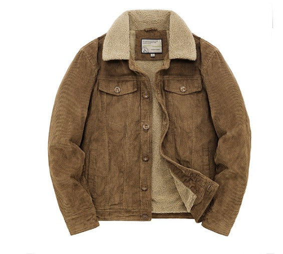 Phineas | Men's Corduroy Sherpa Trucker Jacket