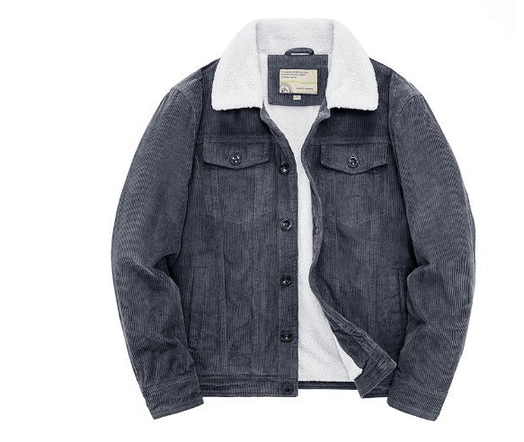 Phineas | Men's Corduroy Sherpa Trucker Jacket