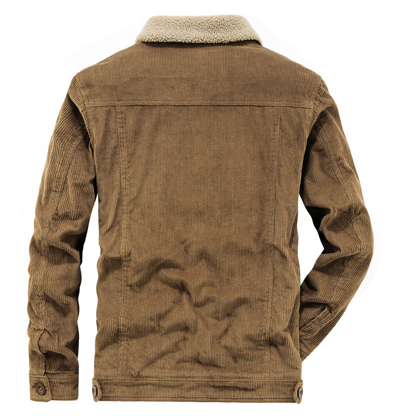 Phineas | Men's Corduroy Sherpa Trucker Jacket