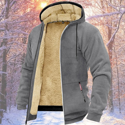 Porter | Men's Sherpa Lined Hooded Zip Jacket