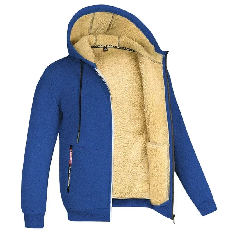Porter | Men's Sherpa Lined Hooded Zip Jacket