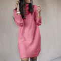Primrose | Women's Roll Neck Knit Jumper Dress