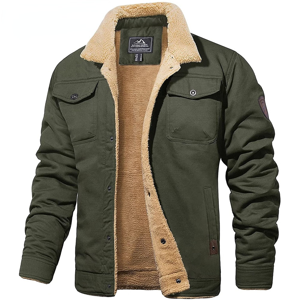 Rafferty | Men's Sherpa Lined Button Jacket