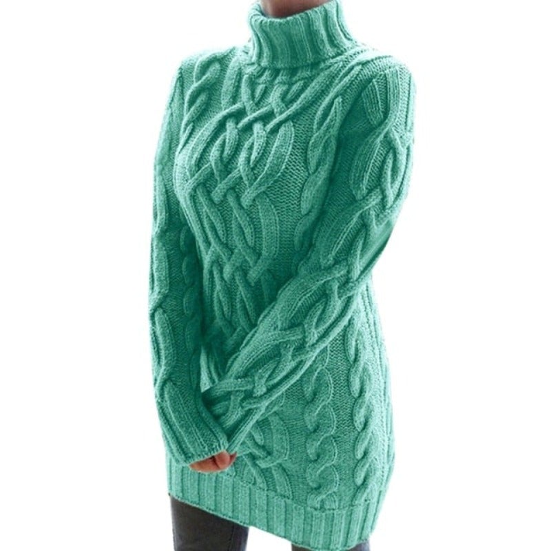 Rosalie | Women's Cable Knit Jumper Dress