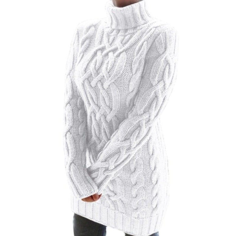 Rosalie | Women's Cable Knit Jumper Dress