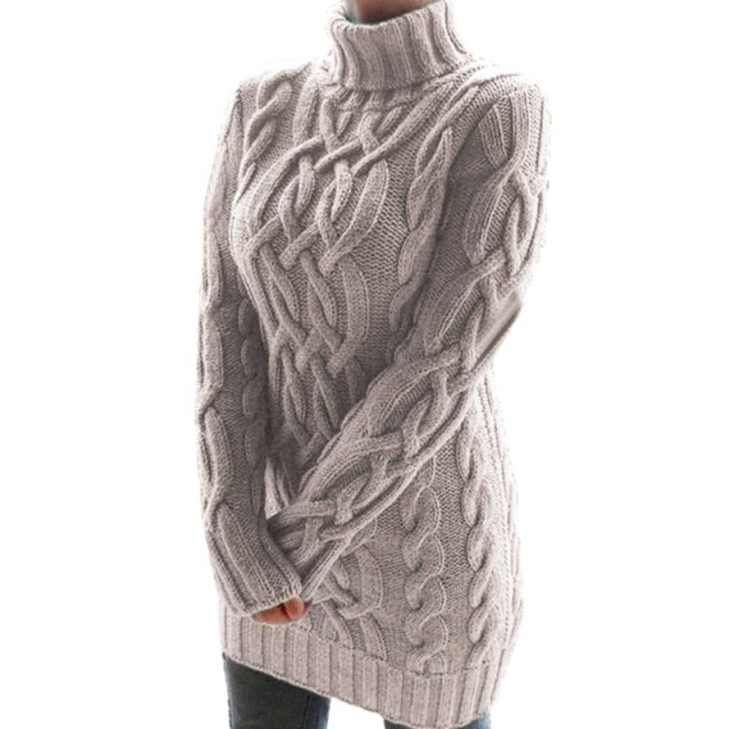 Rosalie | Women's Cable Knit Jumper Dress