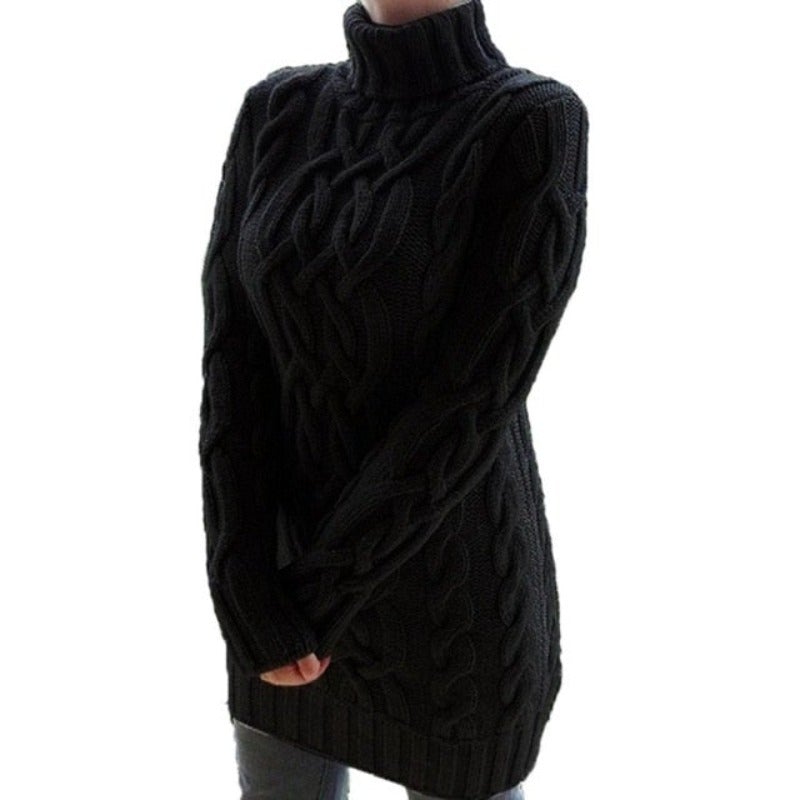 Rosalie | Women's Cable Knit Jumper Dress