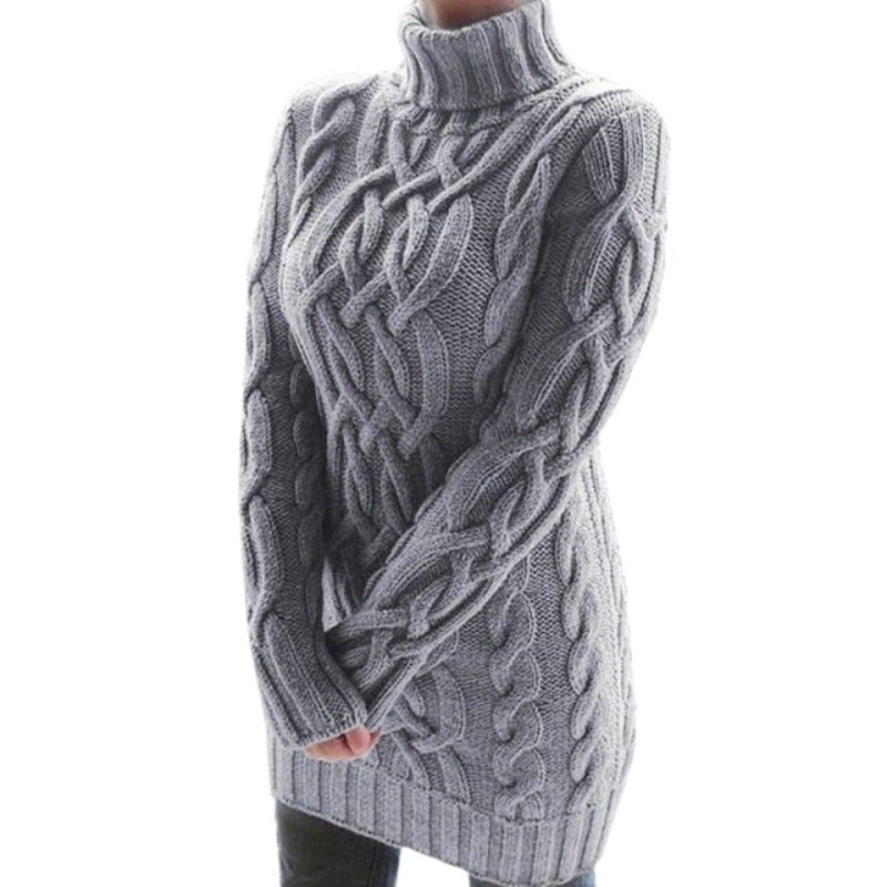 Rosalie | Women's Cable Knit Jumper Dress