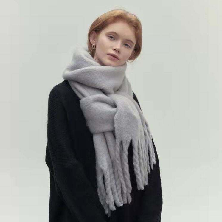 Solange | Women's Tassel Blanket Scarf