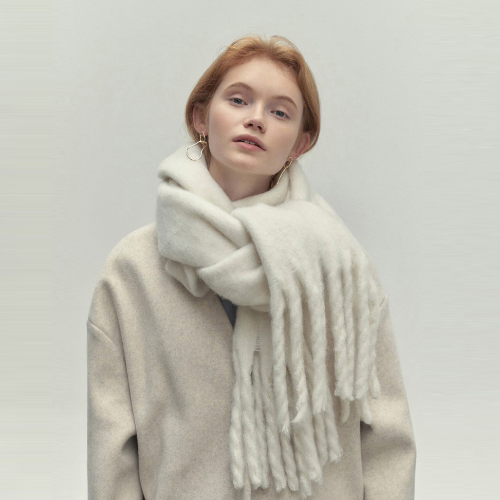 Solange | Women's Tassel Blanket Scarf