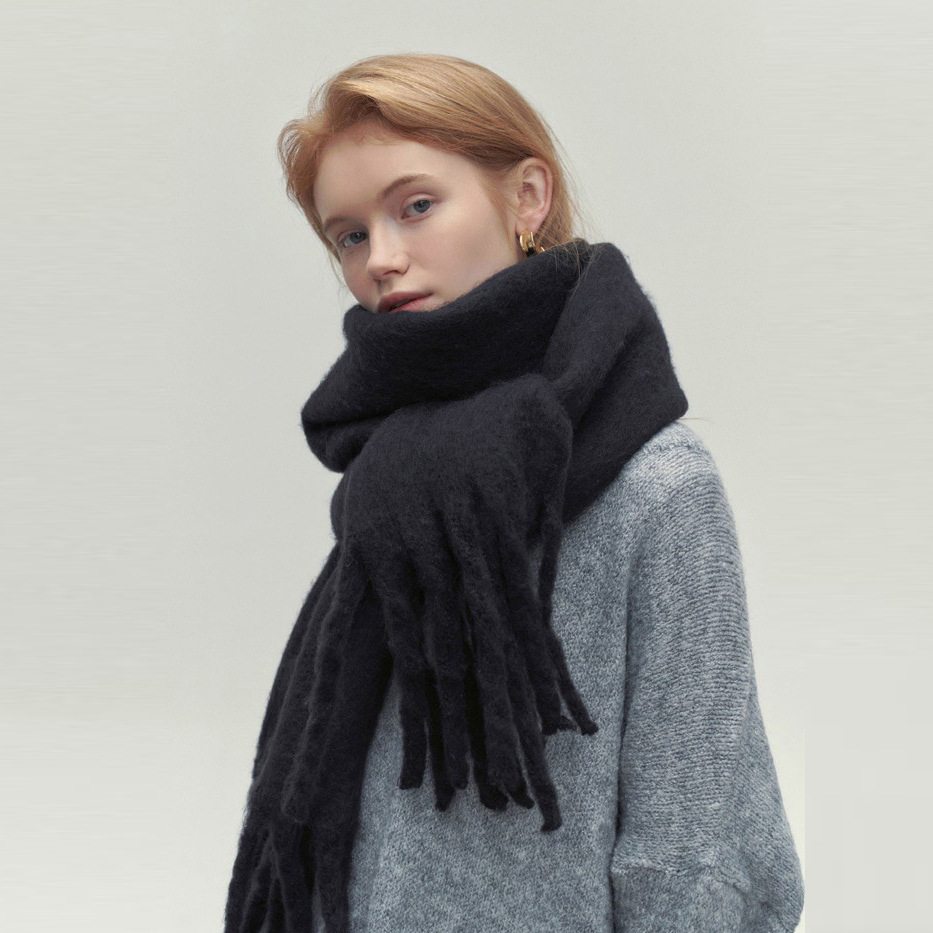 Solange | Women's Tassel Blanket Scarf