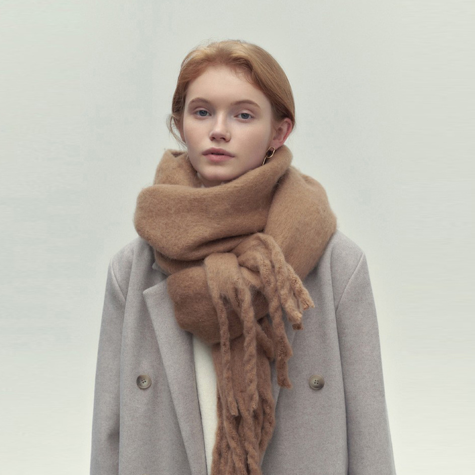Solange | Women's Tassel Blanket Scarf