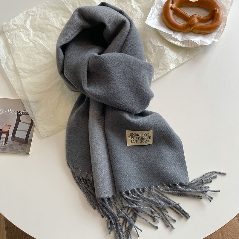 Sylvie | Women's Two-Tone Fringe Scarf