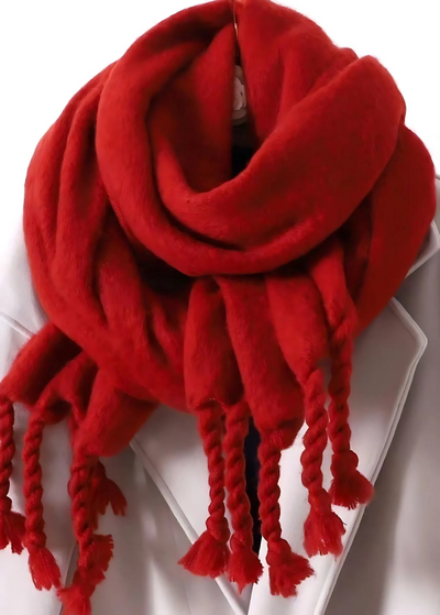 Tabitha | Women's Cashmere-Feel Tassel Scarf