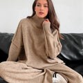 Thomasin | Women's Knit Turtleneck Lounge Set