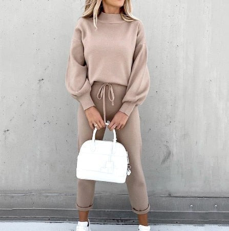 Vera | Women's Knit Jumper and Jogger Lounge Set