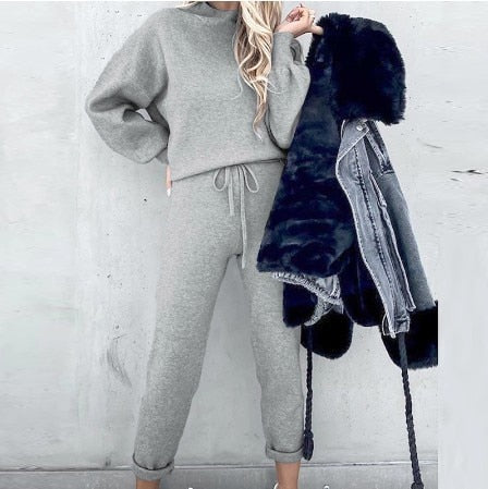 Vera | Women's Knit Jumper and Jogger Lounge Set